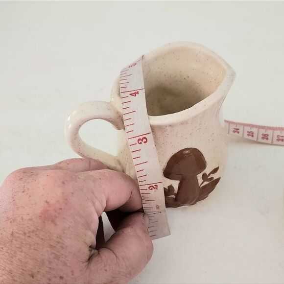 Vintage mushroom cream and sugar - Picture 10 of 11